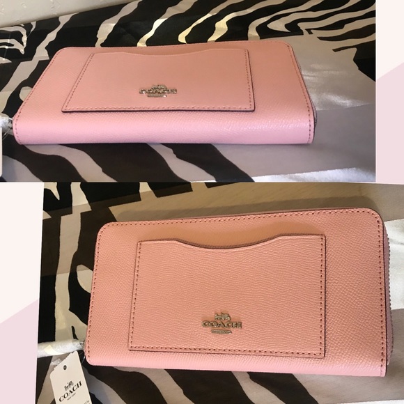 ✨COACH✨Authentic Blush Accordion Zip Wallet - Picture 4 of 8